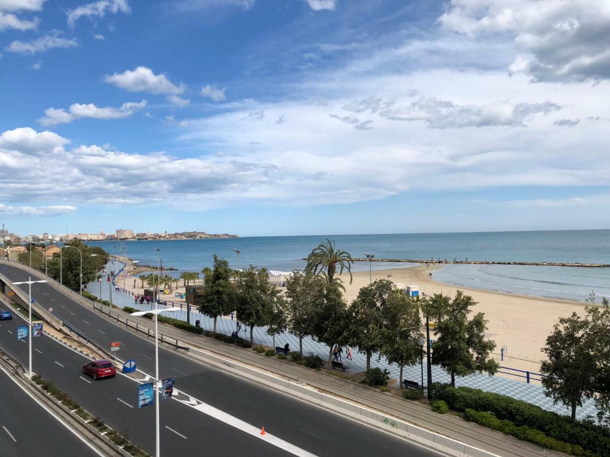 알리칸테 Casa Con Preciosas Vistas A La Playa Del Postiguet 아파트 외부 사진