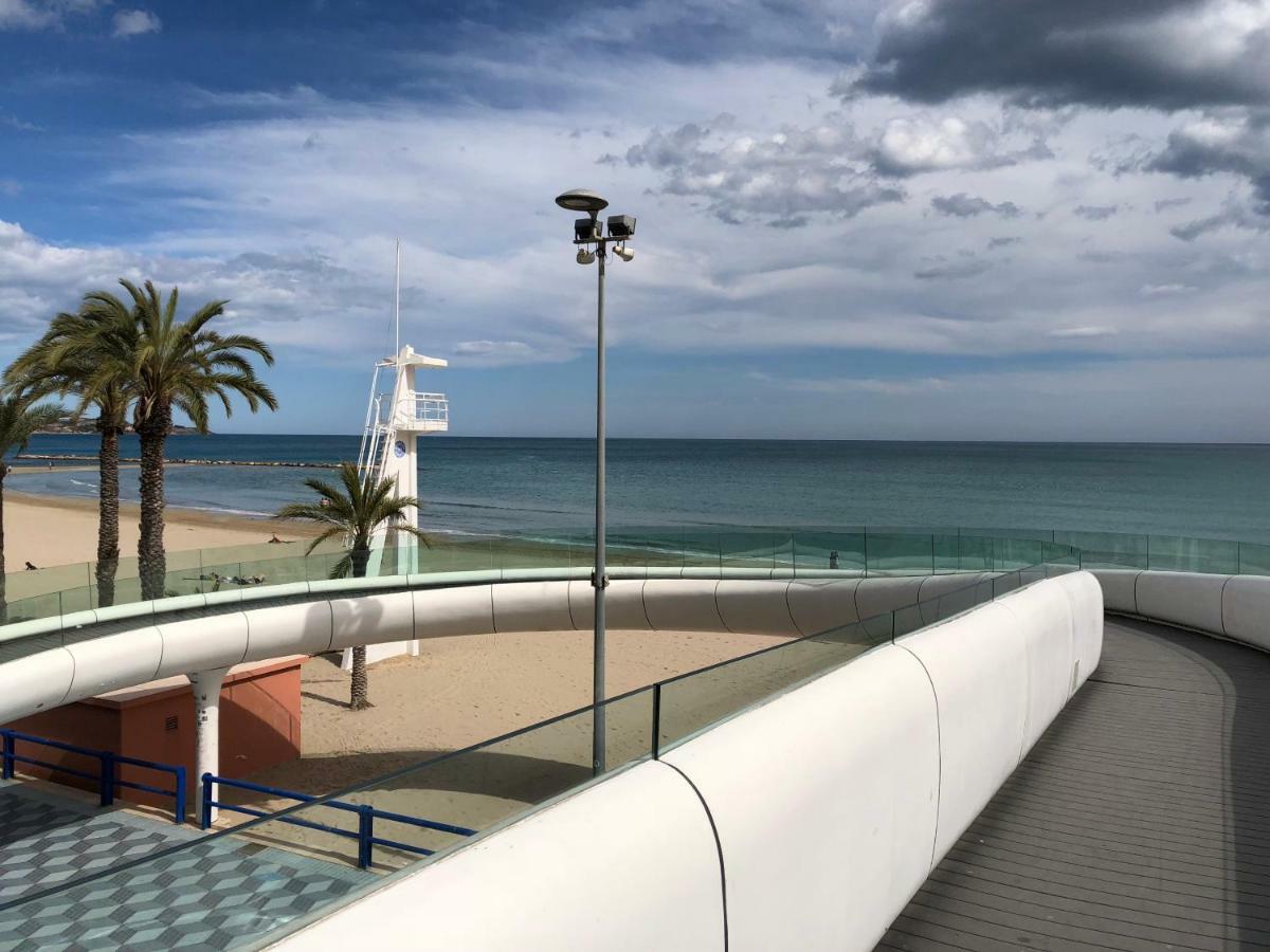 알리칸테 Casa Con Preciosas Vistas A La Playa Del Postiguet 아파트 외부 사진