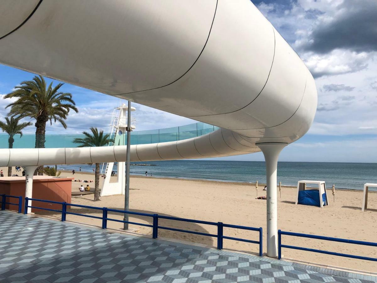 알리칸테 Casa Con Preciosas Vistas A La Playa Del Postiguet 아파트 외부 사진