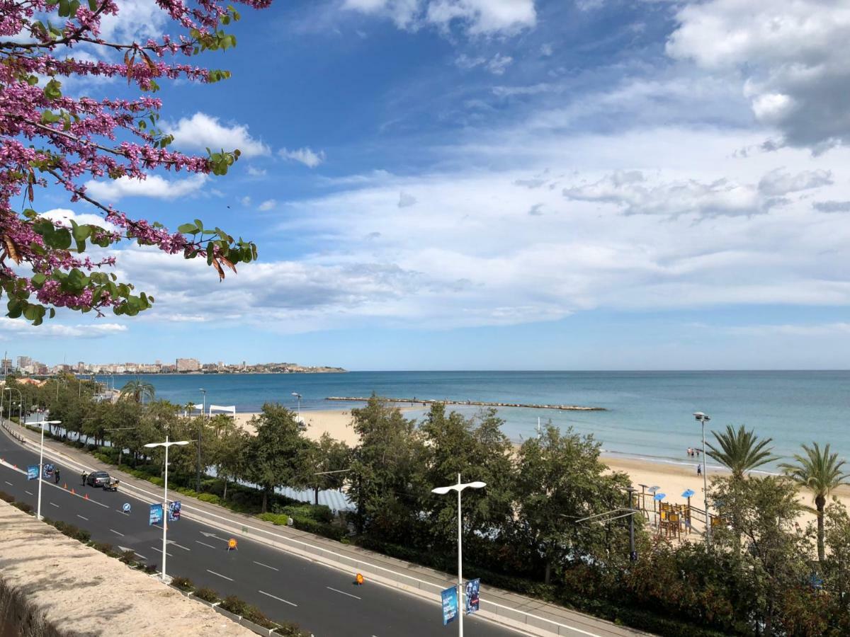 알리칸테 Casa Con Preciosas Vistas A La Playa Del Postiguet 아파트 외부 사진